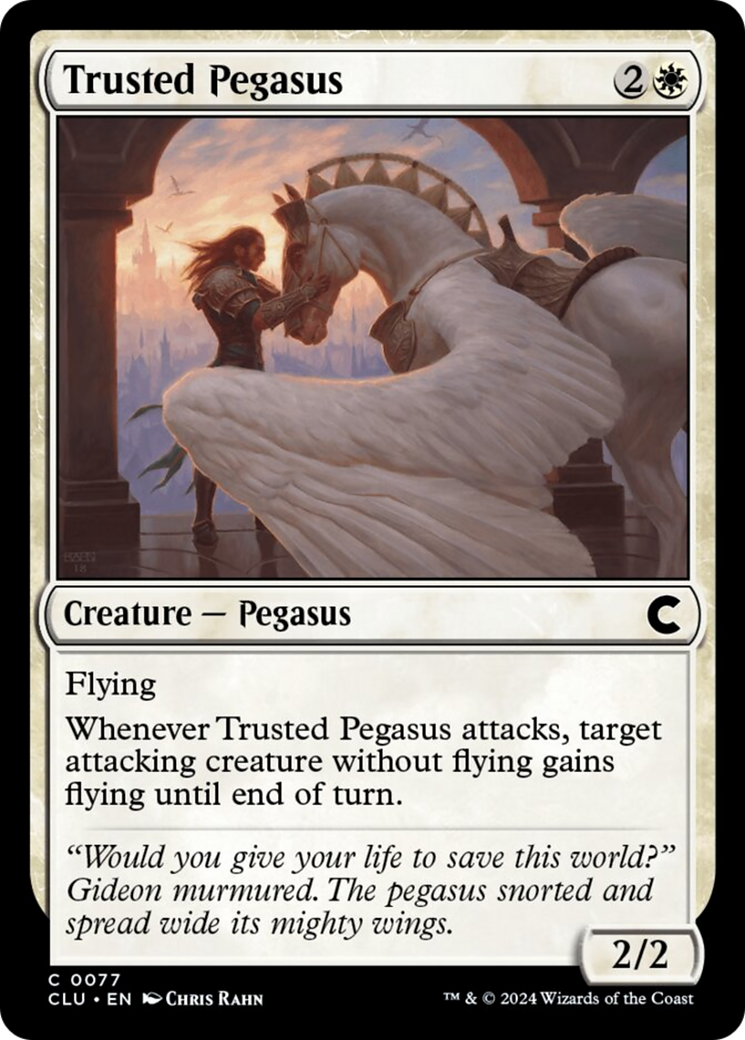 Trusted Pegasus [Ravnica: Clue Edition] | Pegasus Games WI