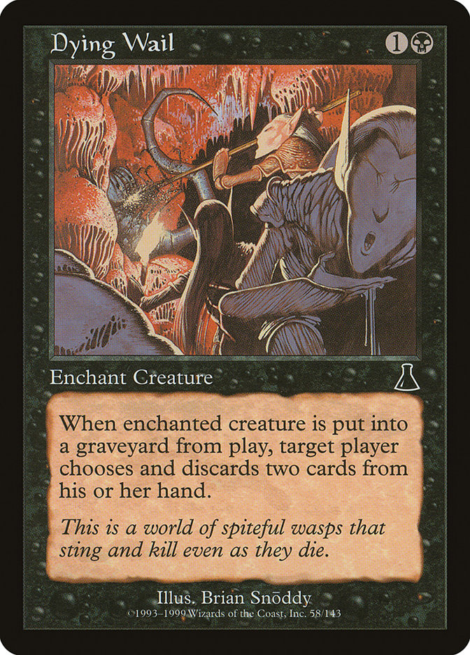 Dying Wail [Urza's Destiny] | Pegasus Games WI