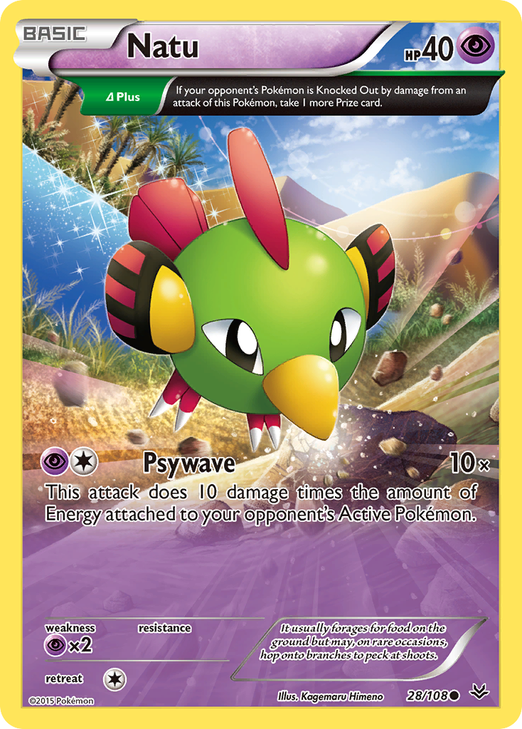 Natu (28/108) [XY: Roaring Skies] | Pegasus Games WI