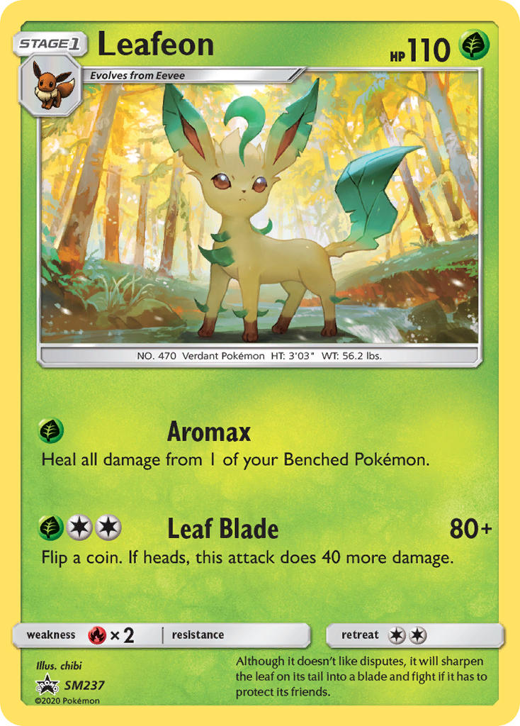 Leafeon (SM237) [Sun & Moon: Black Star Promos] | Pegasus Games WI