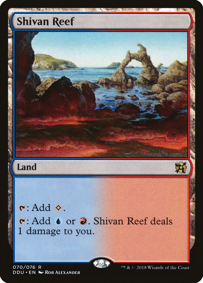 Shivan Reef [Duel Decks: Elves vs. Inventors] | Pegasus Games WI