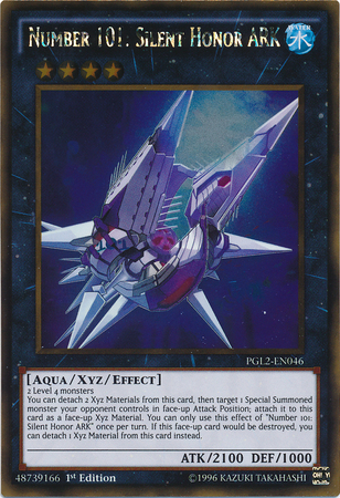 Number 101: Silent Honor ARK [PGL2-EN046] Gold Rare | Pegasus Games WI