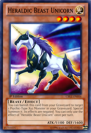 Heraldic Beast Unicorn [CBLZ-EN016] Common | Pegasus Games WI
