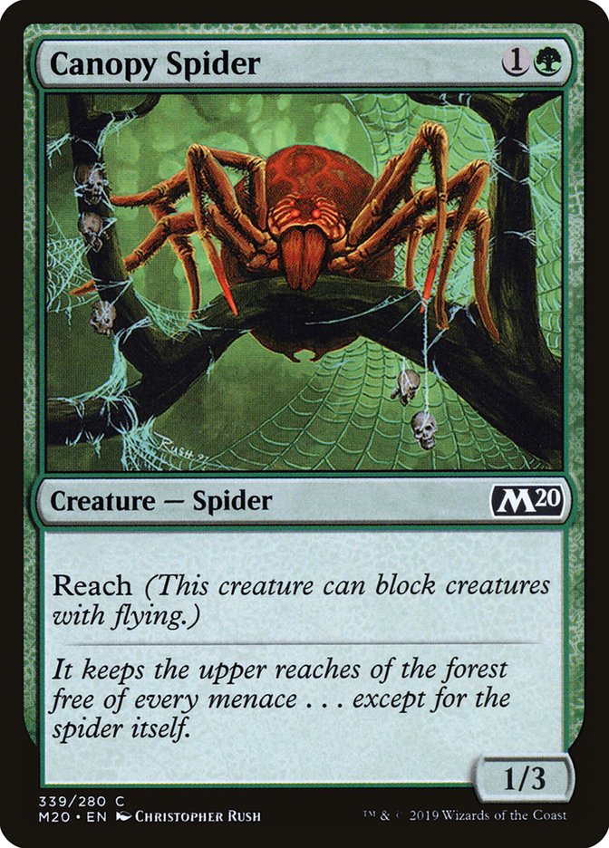 Canopy Spider [Core Set 2020] | Pegasus Games WI