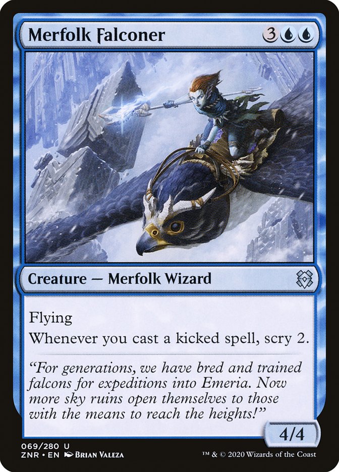 Merfolk Falconer [Zendikar Rising] | Pegasus Games WI