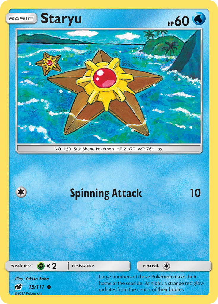 Staryu (15/111) [Sun & Moon: Crimson Invasion] | Pegasus Games WI