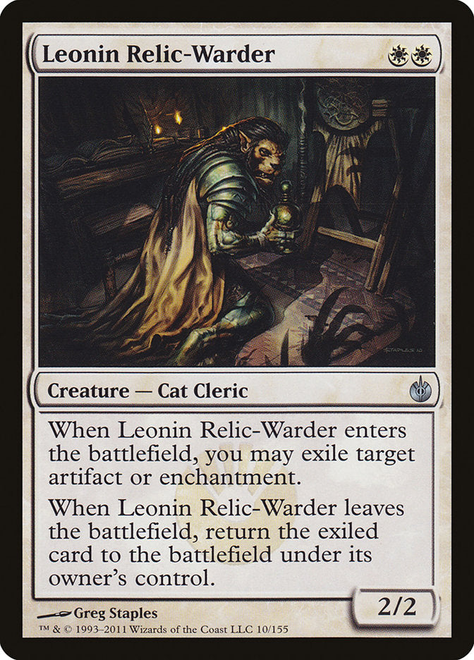 Leonin Relic-Warder [Mirrodin Besieged] | Pegasus Games WI