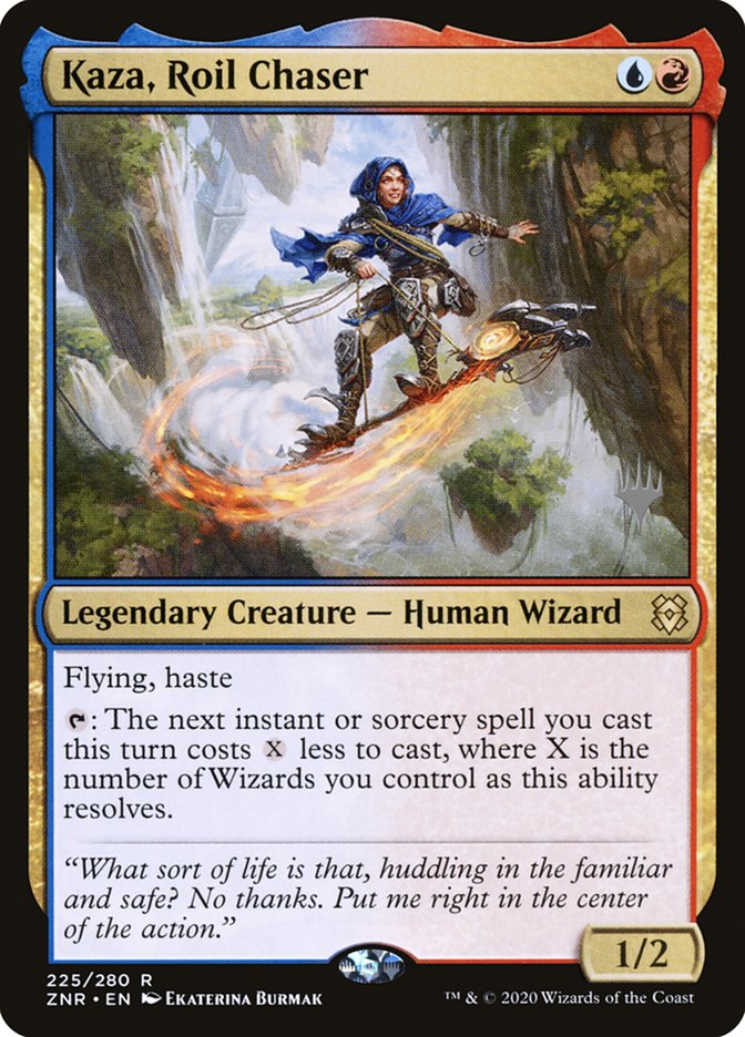 Kaza, Roil Chaser (Promo Pack) [Zendikar Rising Promos] | Pegasus Games WI