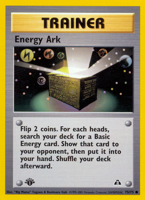 Energy Ark (75/75) [Neo Discovery 1st Edition] | Pegasus Games WI