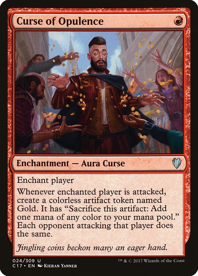 Curse of Opulence [Commander 2017] | Pegasus Games WI