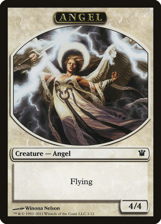 Angel Token [Innistrad Tokens] | Pegasus Games WI