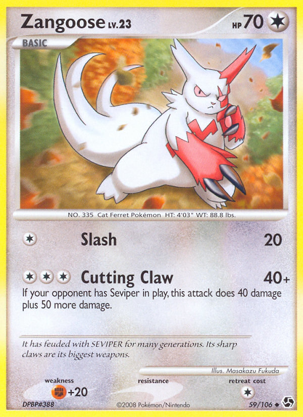 Zangoose (59/106) [Diamond & Pearl: Great Encounters] | Pegasus Games WI