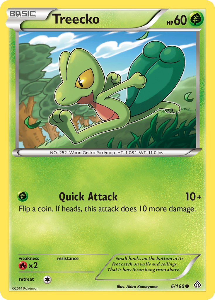 Treecko (6/160) [XY: Primal Clash] | Pegasus Games WI