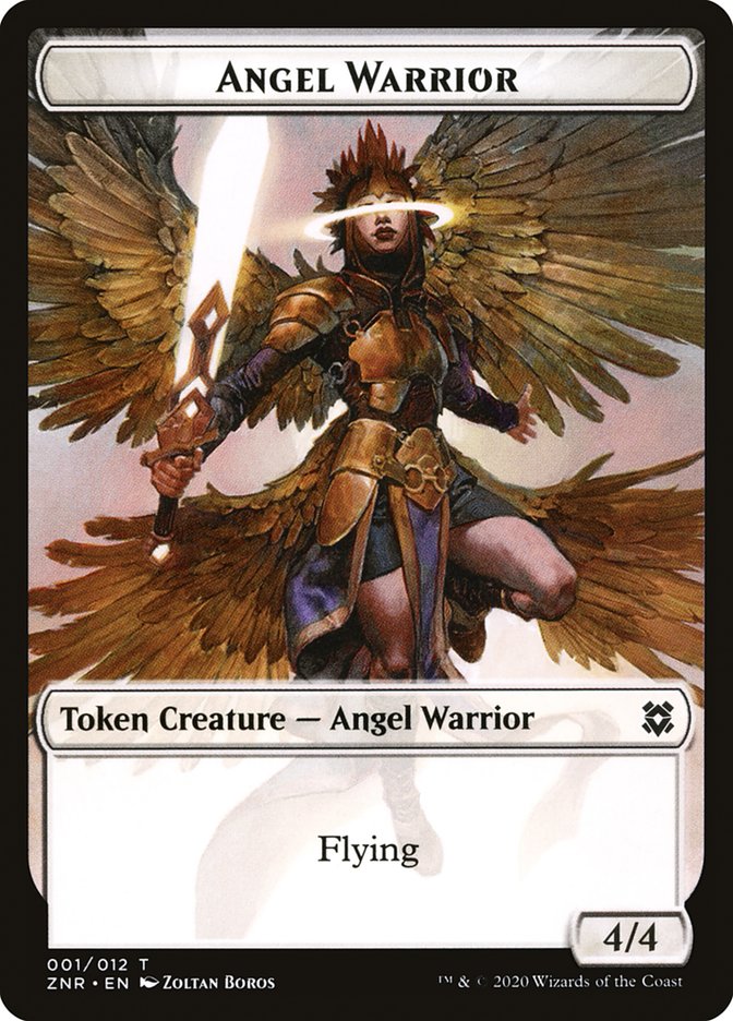 Angel Warrior Token [Zendikar Rising Tokens] | Pegasus Games WI