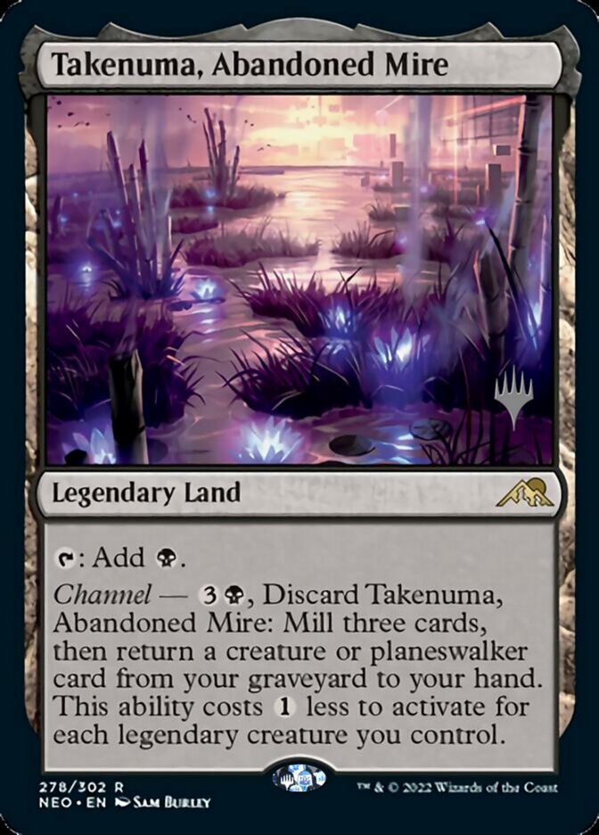 Takenuma, Abandoned Mire (Promo Pack) [Kamigawa: Neon Dynasty Promos] | Pegasus Games WI