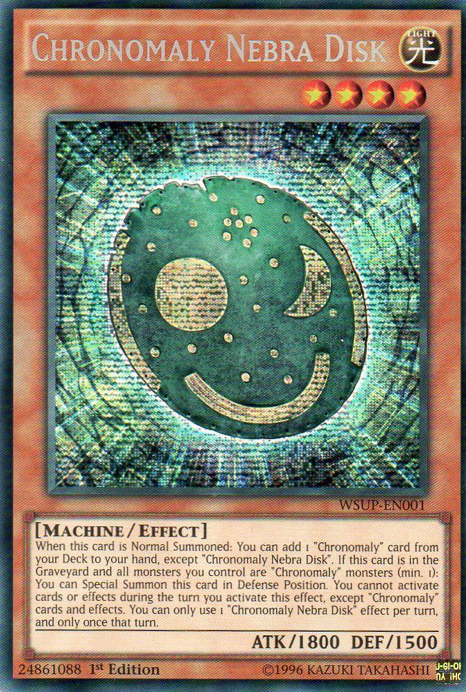 Chronomaly Nebra Disk [WSUP-EN001] Prismatic Secret Rare | Pegasus Games WI