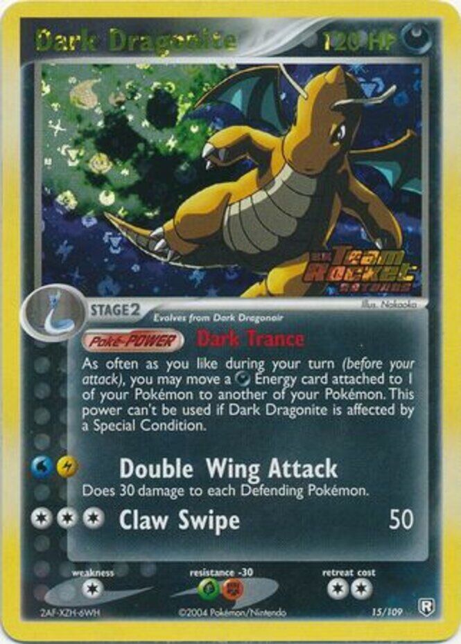 Dark Dragonite (15/109) (Stamped) [EX: Team Rocket Returns] | Pegasus Games WI