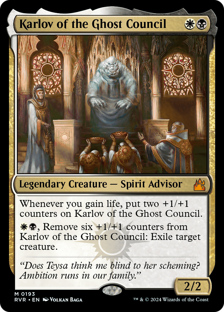 Karlov of the Ghost Council [Ravnica Remastered] | Pegasus Games WI