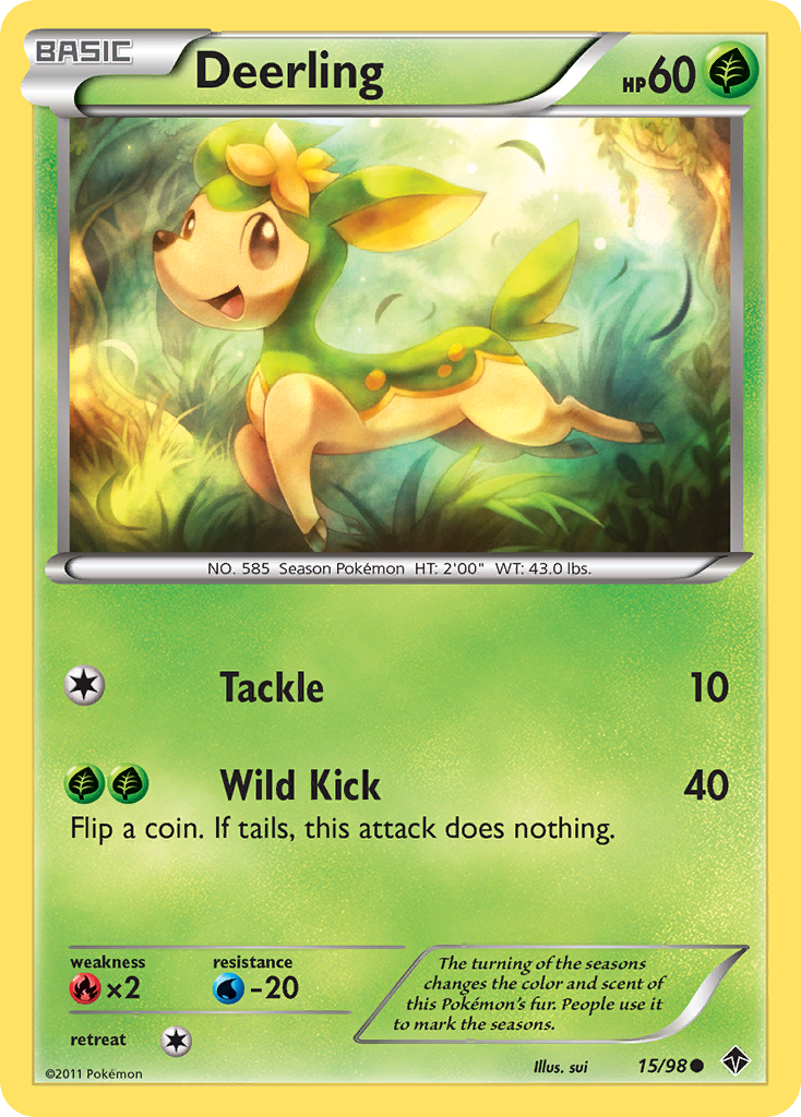 Deerling (15/98) [Black & White: Emerging Powers] | Pegasus Games WI