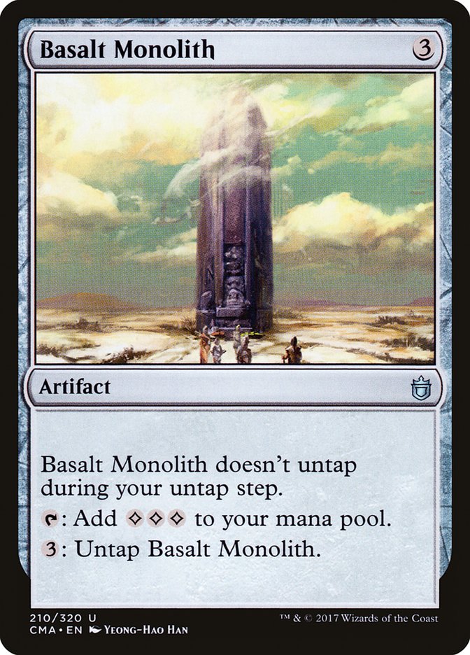 Basalt Monolith [Commander Anthology] | Pegasus Games WI