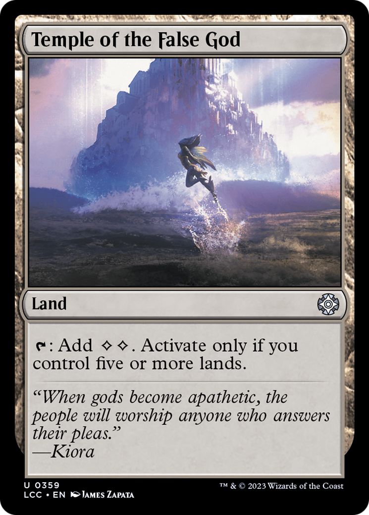 Temple of the False God [The Lost Caverns of Ixalan Commander] | Pegasus Games WI