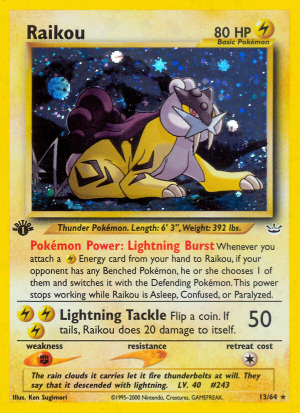 Raikou (13/64) [Neo Revelation 1st Edition] | Pegasus Games WI