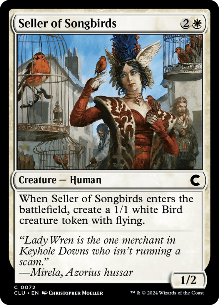 Seller of Songbirds [Ravnica: Clue Edition] | Pegasus Games WI