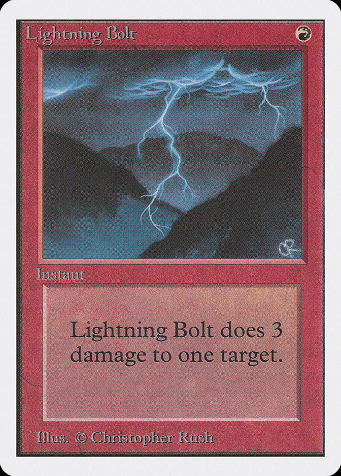 Lightning Bolt [Unlimited Edition] | Pegasus Games WI