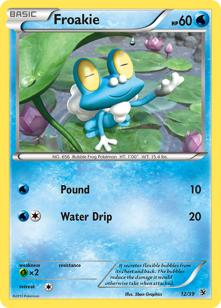 Froakie (12/39) [XY: Kalos Starter Set] | Pegasus Games WI