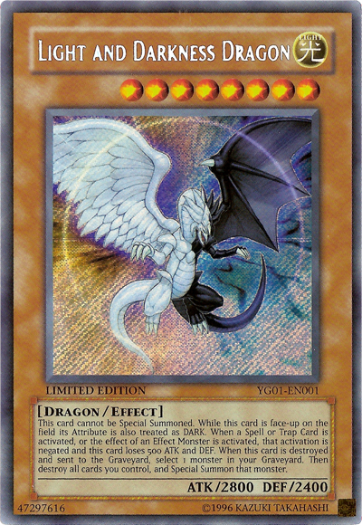 Light and Darkness Dragon [YG01-EN001] Secret Rare | Pegasus Games WI