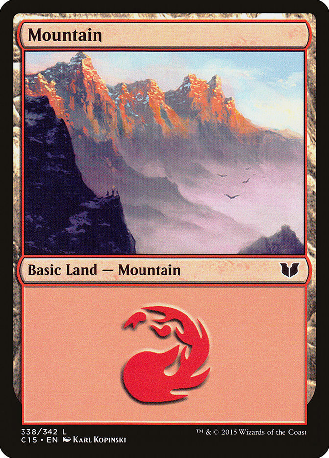 Mountain (338) [Commander 2015] | Pegasus Games WI