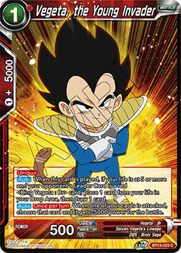 Vegeta, the Young Invader (Common) [BT13-023] | Pegasus Games WI