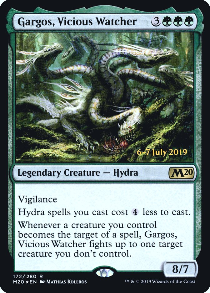 Gargos, Vicious Watcher [Core Set 2020 Prerelease Promos] | Pegasus Games WI