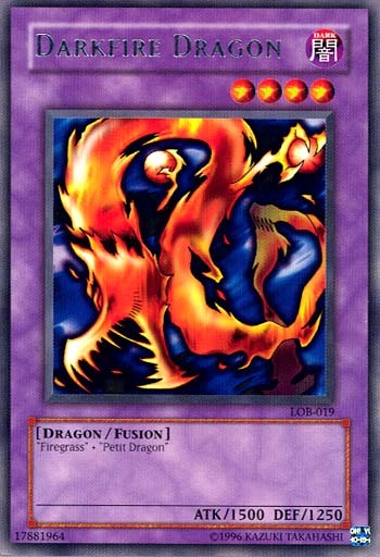 Darkfire Dragon [LOB-019] Rare | Pegasus Games WI