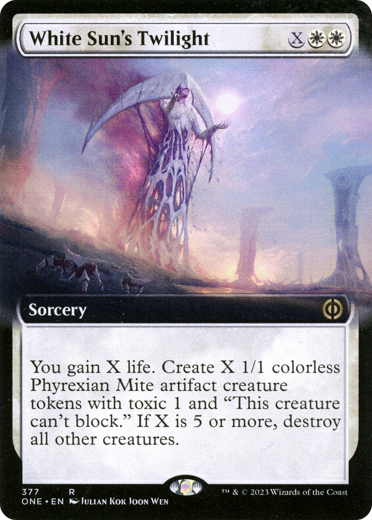 White Sun's Twilight (Extended Art) [Phyrexia: All Will Be One] | Pegasus Games WI