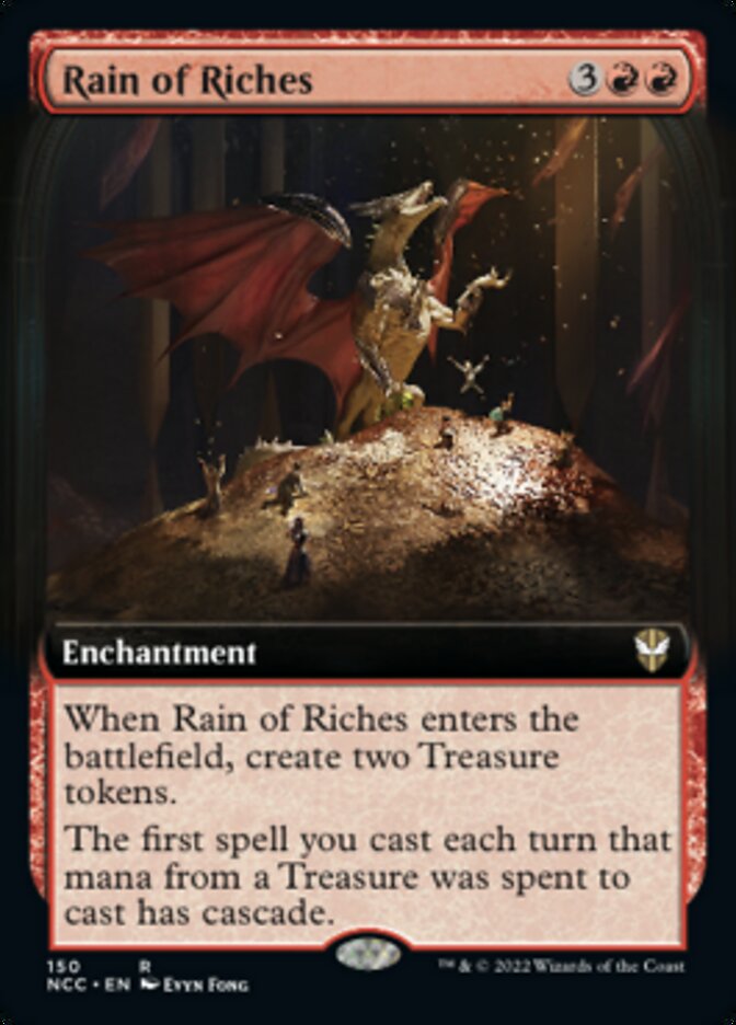 Rain of Riches (Extended Art) [Streets of New Capenna Commander] | Pegasus Games WI