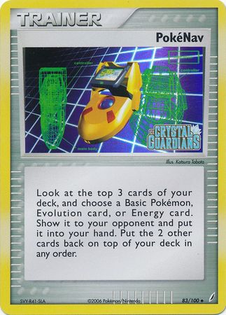 PokeNav (83/100) (Stamped) [EX: Crystal Guardians] | Pegasus Games WI