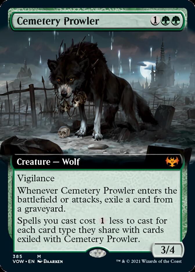 Cemetery Prowler (Extended Art) [Innistrad: Crimson Vow] | Pegasus Games WI