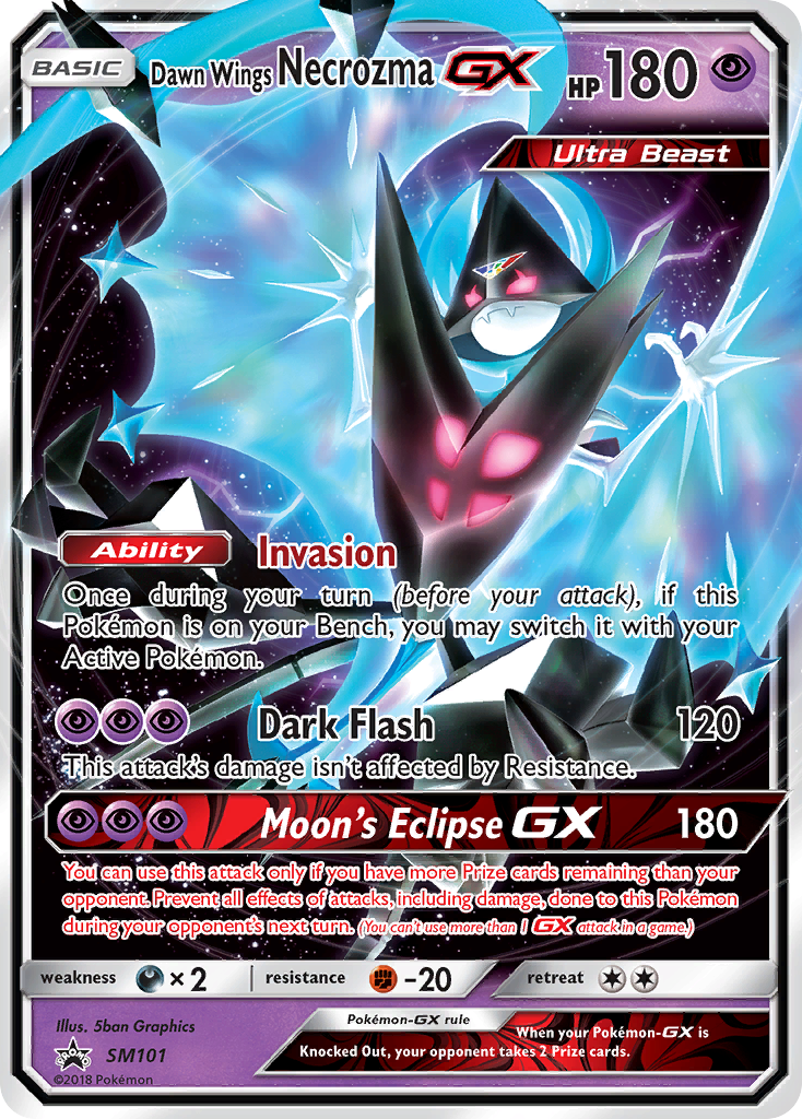 Dawn Wings Necrozma GX (SM101) [Sun & Moon: Black Star Promos] | Pegasus Games WI