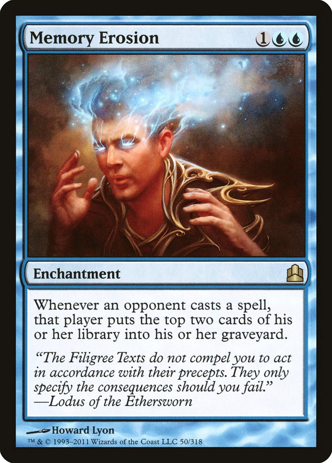 Memory Erosion [Commander 2011] | Pegasus Games WI