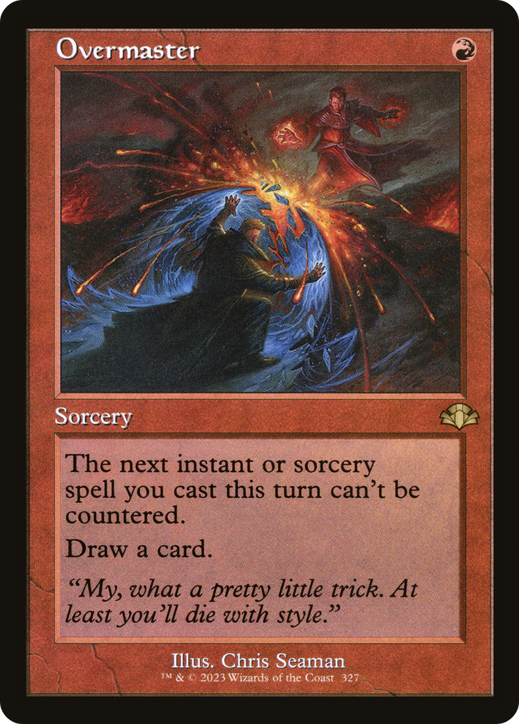 Overmaster (Retro) [Dominaria Remastered] | Pegasus Games WI