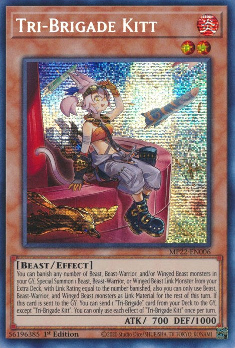 Tri-Brigade Kitt [MP22-EN006] Prismatic Secret Rare | Pegasus Games WI