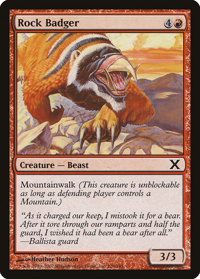 Rock Badger [Tenth Edition] | Pegasus Games WI
