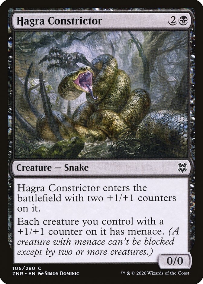 Hagra Constrictor [Zendikar Rising] | Pegasus Games WI