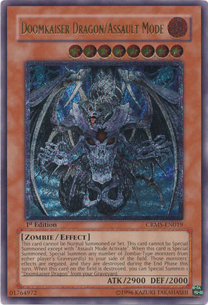 Doomkaiser Dragon/Assault Mode (UTR) [CRMS-EN019] Ultimate Rare | Pegasus Games WI