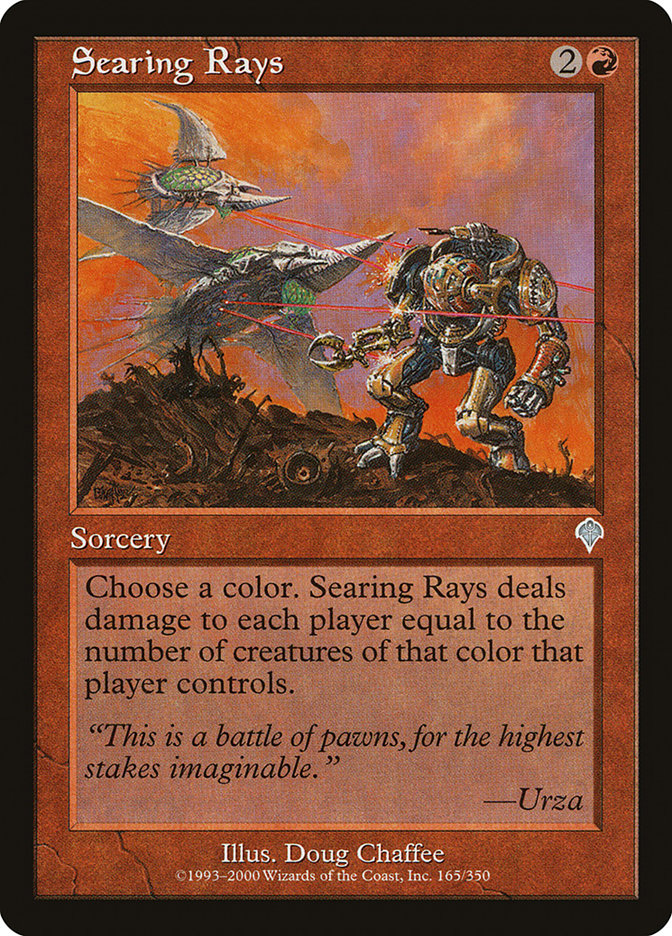 Searing Rays [Invasion] | Pegasus Games WI