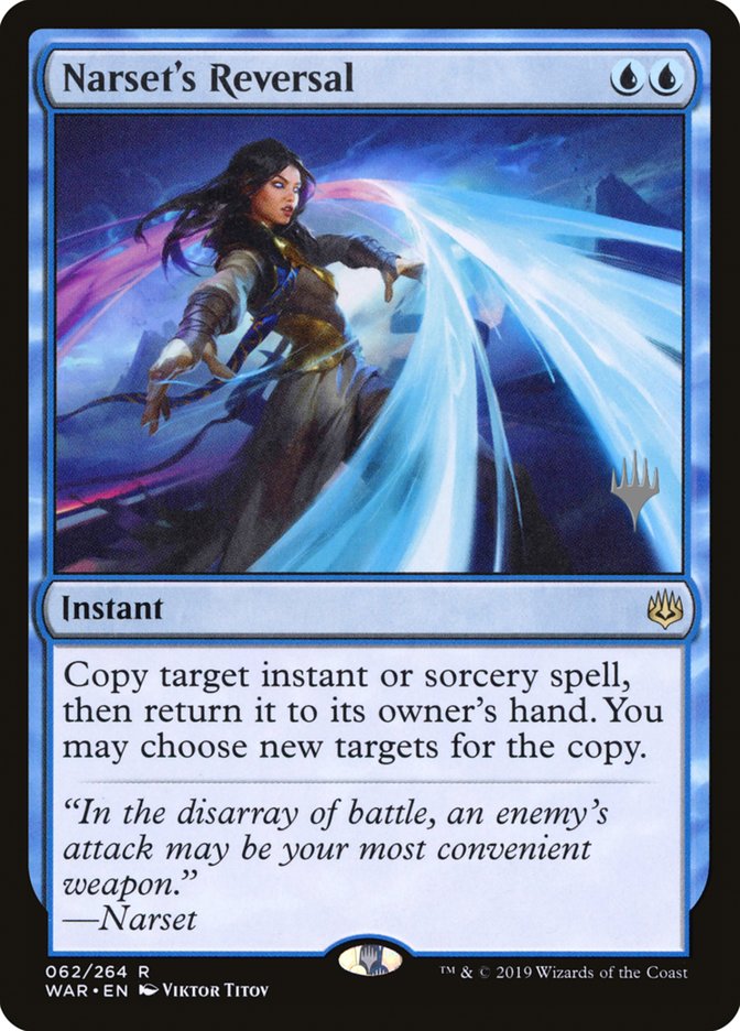 Narset's Reversal (Promo Pack) [War of the Spark Promos] | Pegasus Games WI