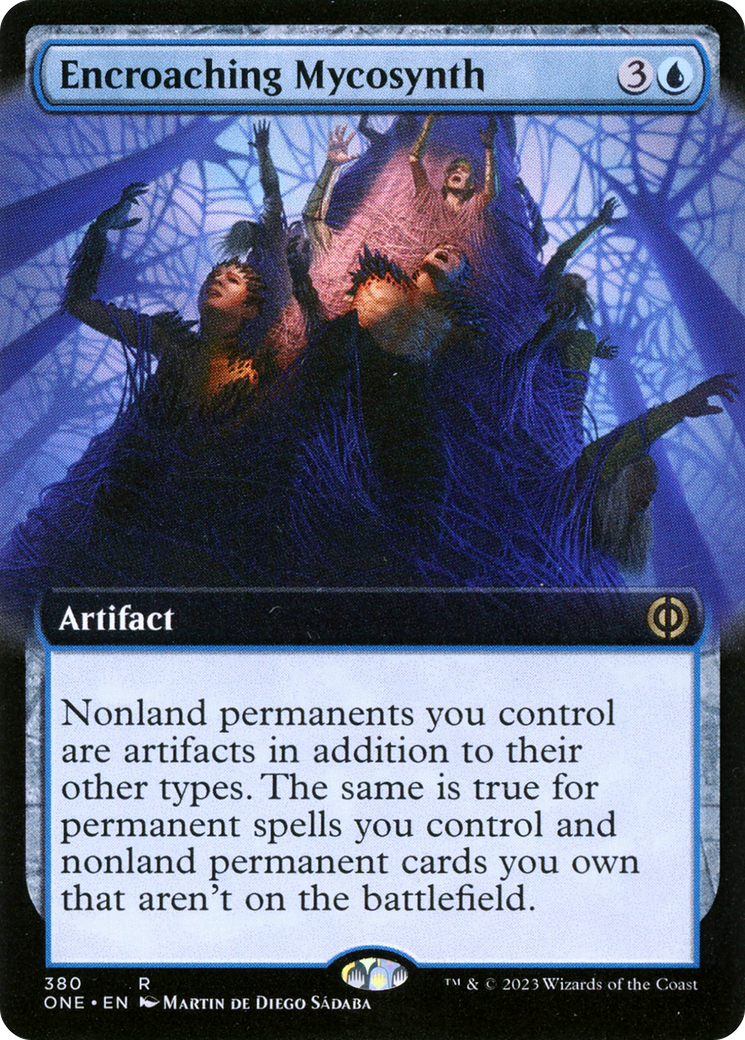 Encroaching Mycosynth (Extended Art) [Phyrexia: All Will Be One] | Pegasus Games WI