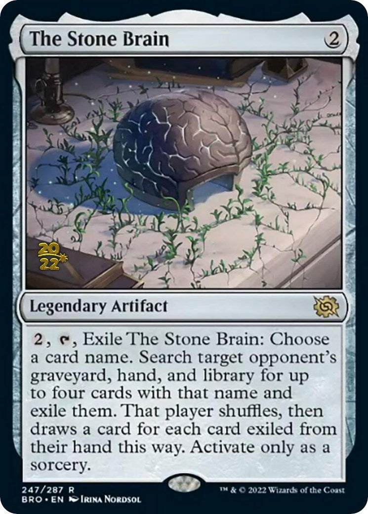 The Stone Brain [The Brothers' War Prerelease Promos] | Pegasus Games WI