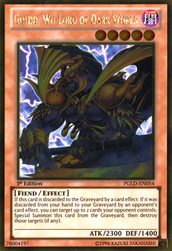 Goldd, Wu-Lord of Dark World [PGLD-EN054] Gold Rare | Pegasus Games WI